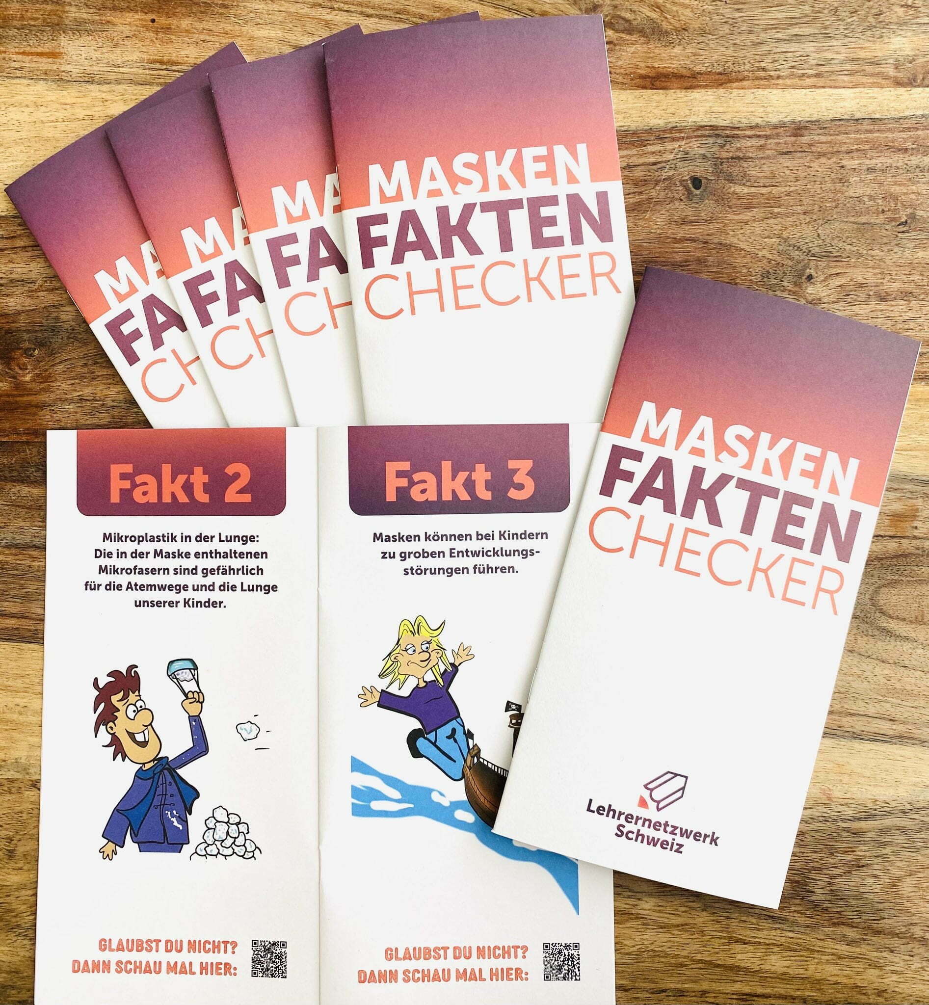 Mehr über den Artikel erfahren Vorstellung der neuen Broschüre «Masken Fakten Checker» 