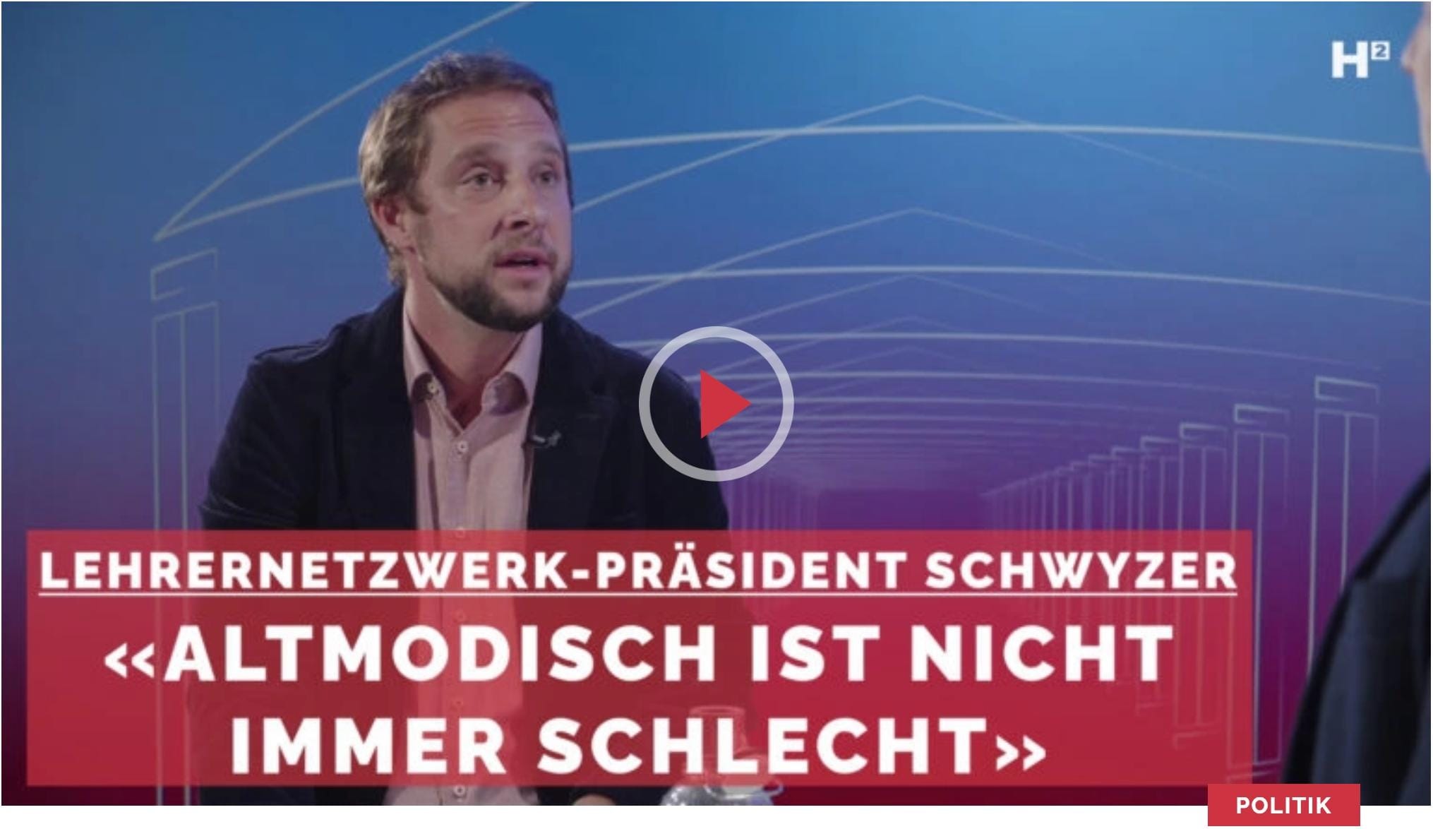 Mehr über den Artikel erfahren Präsident Jérôme Schwyzer im Polit-Talk auf Hoch2